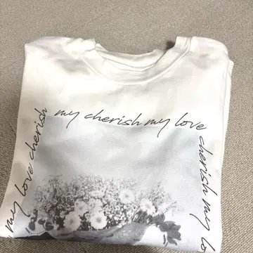 Nissy Naptime 포토 프린트 풀오버 티셔츠 S