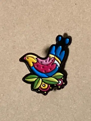 오사카 간사이 만국 박람회 컬럼비아 파빌리온 핑 배지