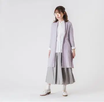 ao 다이칸야마 아오다이칸야마 그레이 롱 가디건 M 사이즈