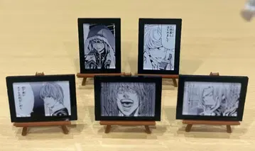 DEATH NOTE 트레이딩 미니 시계 부품 아트 프레임 이젤 포함