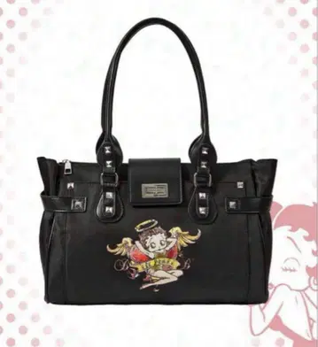 베티  부프 토트백 블랙 베티짱 대용량 숄더 토트