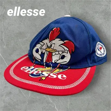 [ 초레어 ] ellesse 캡 90s 프랑스 트리코롤 프리 사이즈