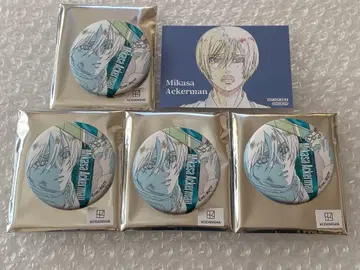 진격의 거인 MAPPA 원화 캔뱃지 특전 카드 미카사