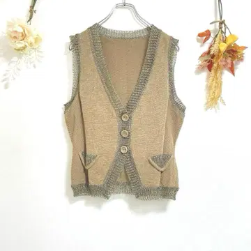 로얄 애스콧 [38] 썸머 니트 베스트 골드 일본제