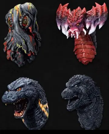 제일복권 고질라 괴수난무 E상 몬스터 헤드 마그넷 전종 컴프 4