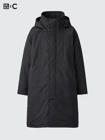 유니클로 c 후디드 코트