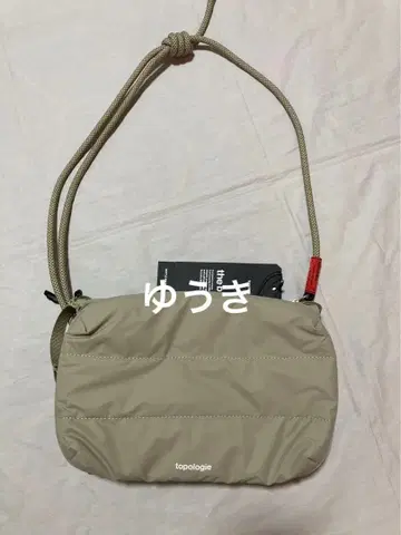 토폴로지 숄더백 베이지