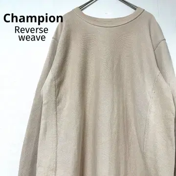 CHAMPION REVERSE WEAVE 맨투맨 M 베이지 인기