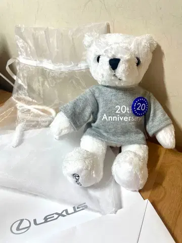 Lexus 20th Anniversary Bear 봉제 인형