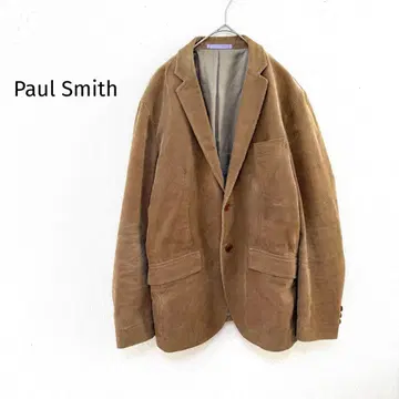 폴스미스 코듀로이 테일러드 자켓 L 베이지 싱글 버튼