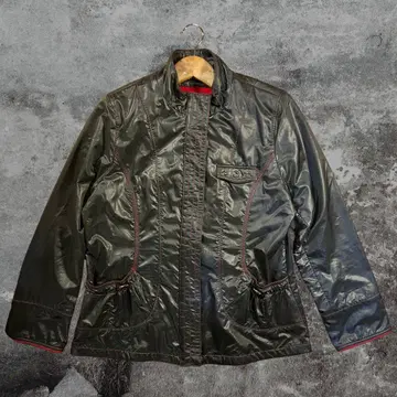 구제 의류 상의 빨간색 스내치 나일론 자켓 블랙 남성용 여성용