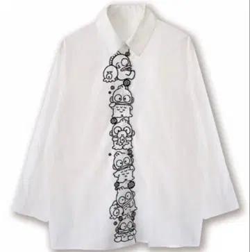 산리오 한교동 자수 셔츠 아베일