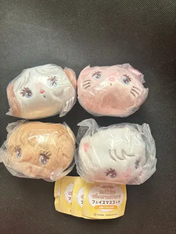 mikko 캐릭터 페이스 마스코트 전 4종