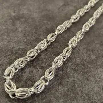 멕시칸 주얼리 실버 925 링크 체인 목걸이 럭셔리