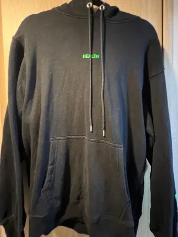 BANDEL 블랙 후드티 HEALTH