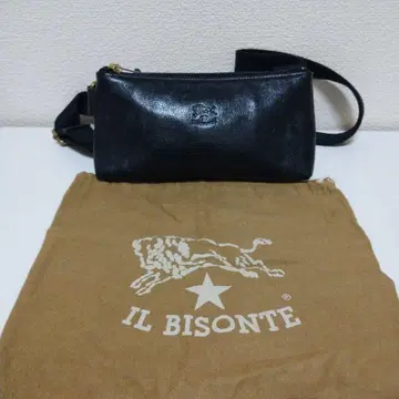 IL BISONTE 블랙 바디 백