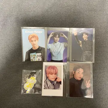 INI 기무라 마사야 트레이딩 카드 키링