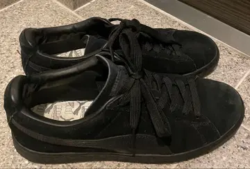 PUMA 스웨이드 블랙 스니커즈