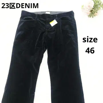 새상품 23구 DENIM 빅 사이즈 46 코듀로이 스트레치 팬츠