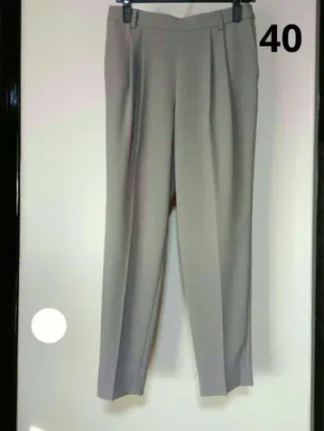 그린 라벨 릴랙싱 하이 트위스트 테이퍼드 팬츠 카키