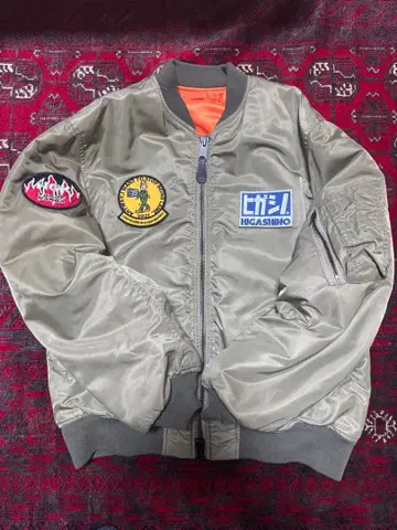 JOURNAL STANDARD HIGASHINO MA-1 카키 M