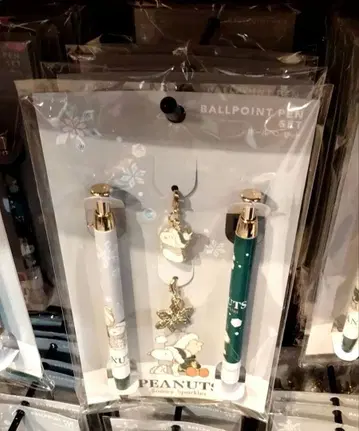 USJ 크리스마스 스누피 볼펜 세트