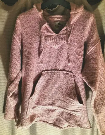 EARTH RAGZ 핑크 후드 부착 멕시칸 후드티 후디