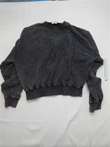 암퍼행크 빈티지 가공 맨투맨 블랙 계열 L 사이즈