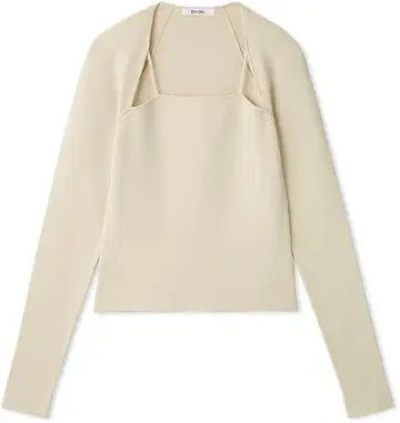 SNIDEL 레이어드 스타일 니트 풀오버 아이보리