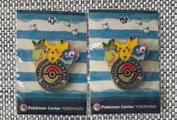 포켓몬 센터 요코하마 로고 핀즈 피카츄 포켓몬 2세트