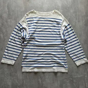 ETS.MATERIAUX 프렌치 패널 보더 바스크 셔츠