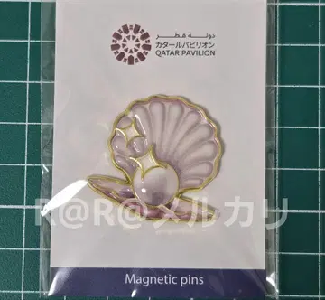 만박 EXPO2025 카타르관 핀 배지 카타르 파빌리온