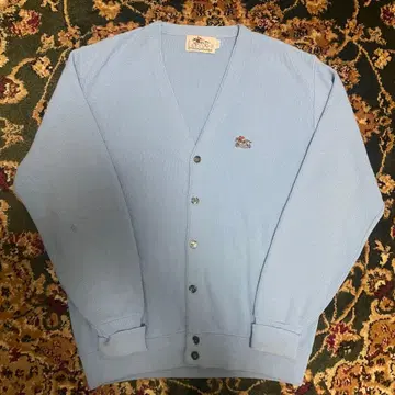 STEAPLECHASE 빈티지 가디건 L 사이즈 라이트 블루