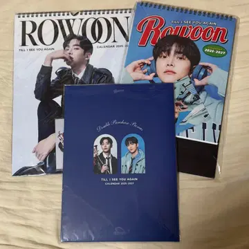 로운 ROWOON 달력 2종 세트 트레이딩 카드