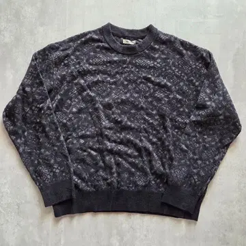 MATSUFUJI Jacquard Crewneck Knit
