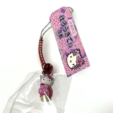 기모노 키티 교토 끈 스트랩 한정판 지역 한정 레어 마스코트