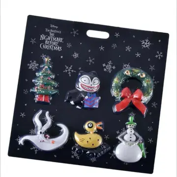 팀 버튼 나이트메어 비포 크리스마스 마그넷 세트