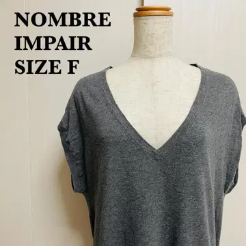 NOMBRE IMPAIR 놈브르 임페어 V넥 니트탑 [37]
