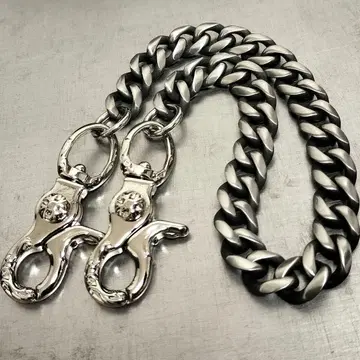 놋쇠 스테인리스 훈증 키헤이 13mm 지갑 체인 빈티지 나스카