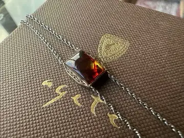 agete silver x K10 앰버 팔찌