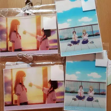 선배는 남자애 아크릴 엽서형 스탠드 4개