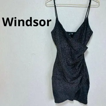 Windsor 파티 드레스 슬립 드레스 글리터 블랙 드레스