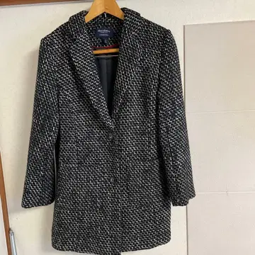 Lands' End 트위드 자켓 풍 코트 13호 XL