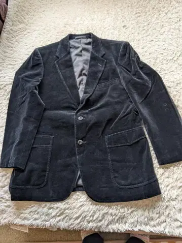 니디크 벨벳 남성용 자켓 벨로아 새상품급 블랙 L 사이즈