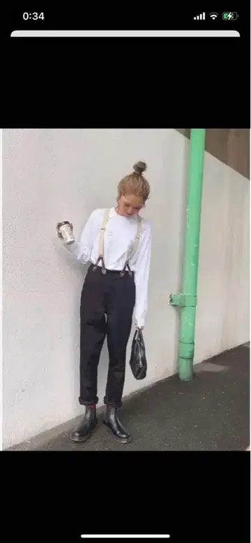 CANAL JEAN 서스펜더 치노 팬츠