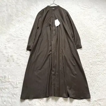 [ 새상품 ] 유나이티드 애로우즈 W/P 셔츠 원피스 카키 36 여성용