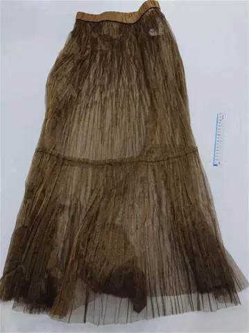 코코딜 플리츠 샤샤 스커트 브라운 계열 사이즈 2