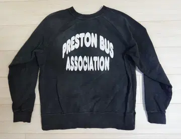 [ 빈티지 가공 ] beams 페이드 프린트 크루넥 맨투맨 M