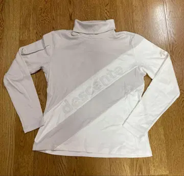 DESCENTE 골프 여성용 L 터틀넥 셔츠