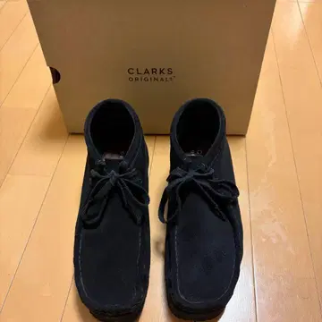 Clarks 오리지널스 왈라비 블랙 스웨이드